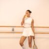Highwaist skort White
