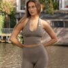 Halter top Walnut Brown