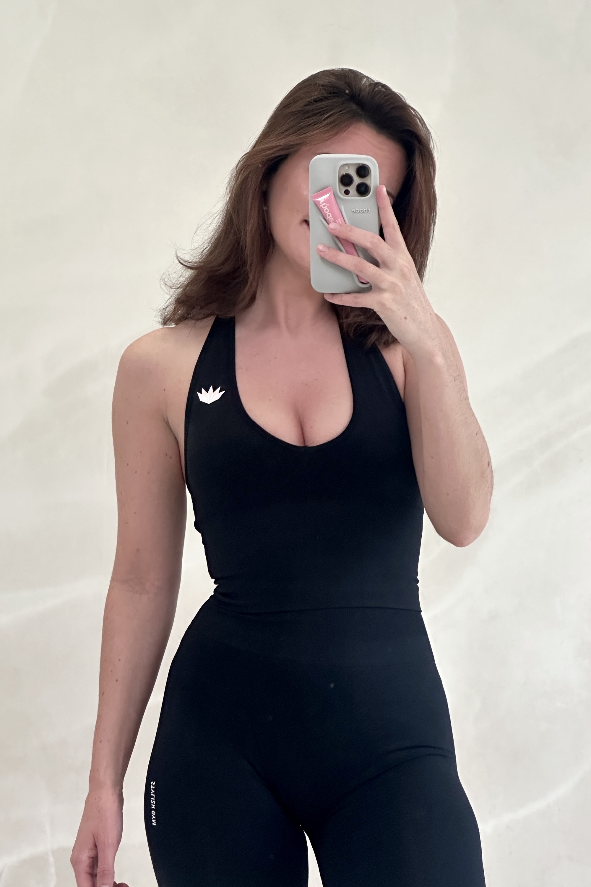 Halter top Oil Black
