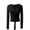 Wrap vest Black