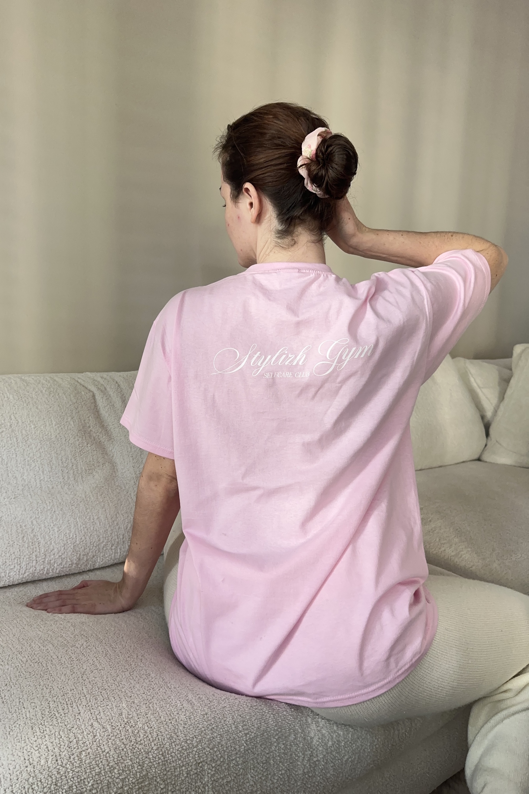 Selfcare Club Tee Pink