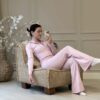 Cosy trouser blush pink